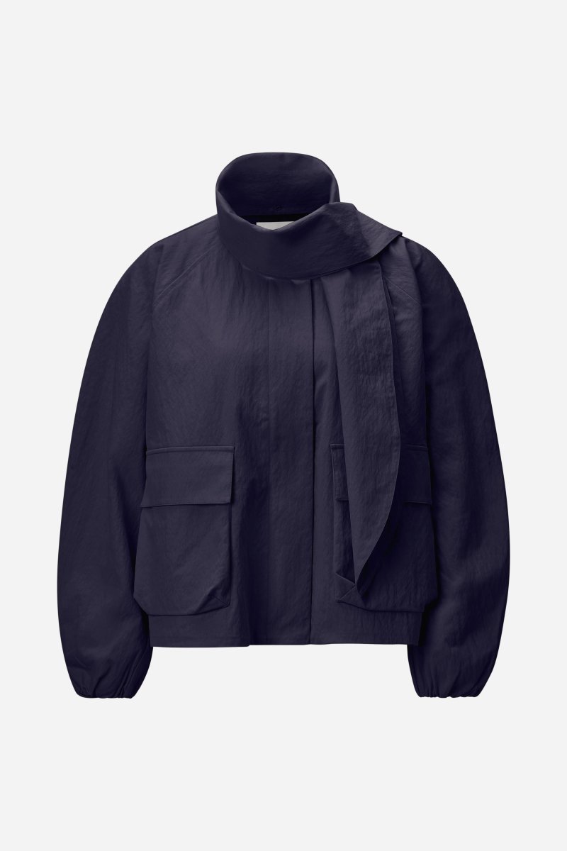 Blousonjacke mit Bindekragen-Rich & Royal