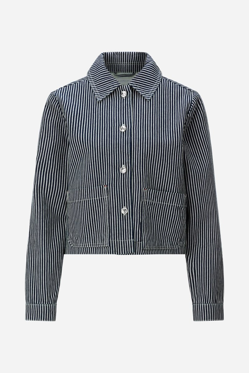 Gestreifte Kurzjacke-Rich & Royal