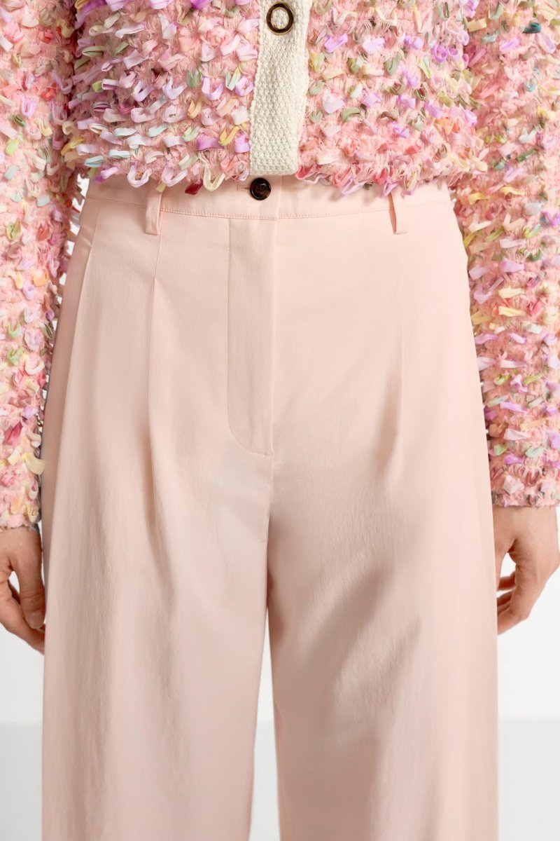 Wide-Leg-Hose mit Bundfalten-Rich & Royal