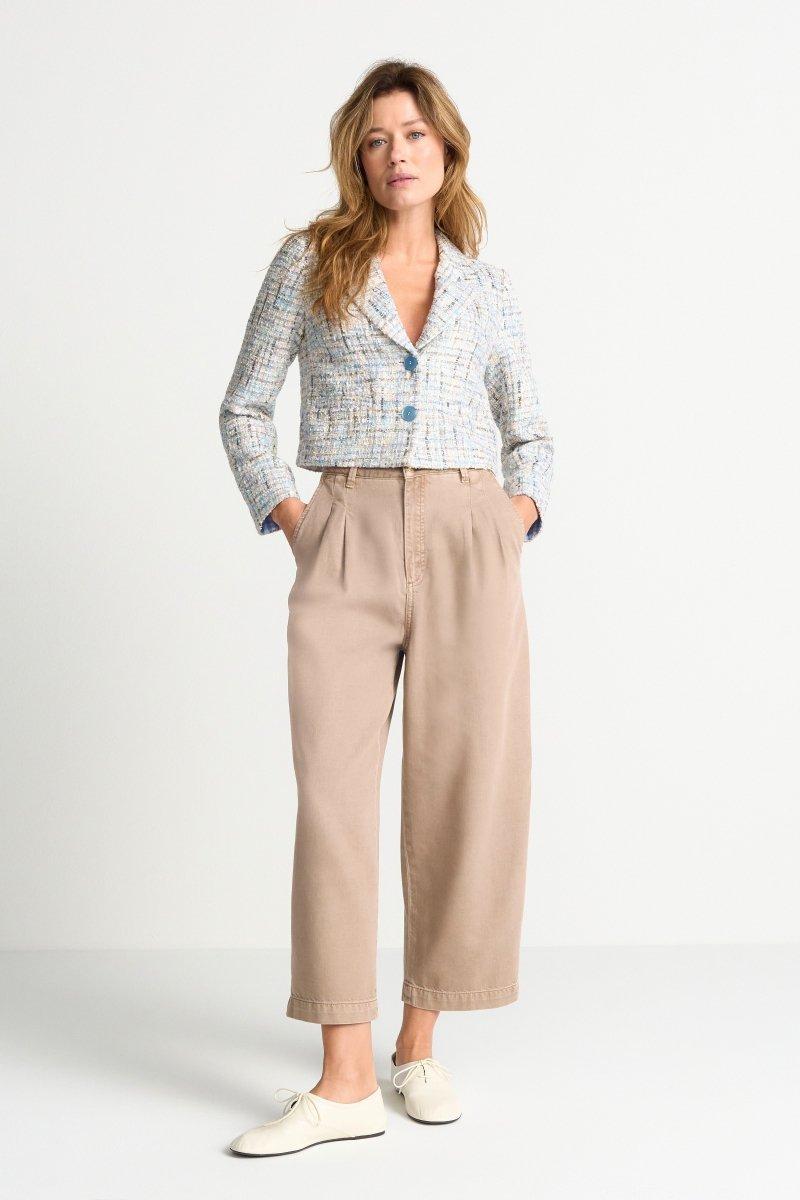 Bundfaltenhose mit Lyocell-Rich & Royal