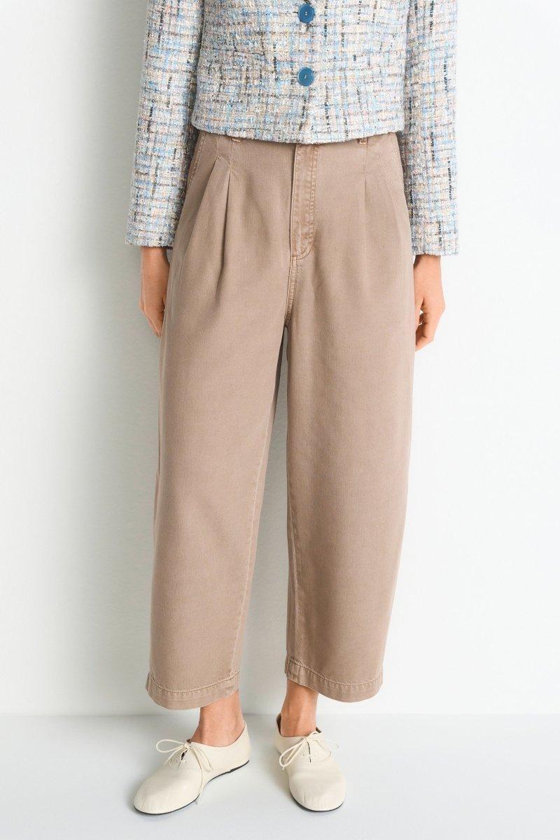 Bundfaltenhose mit Lyocell-Rich & Royal