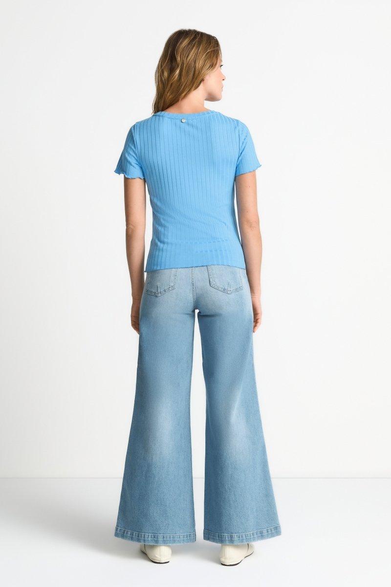 Figurbetontes Rippshirt-Rich & Royal