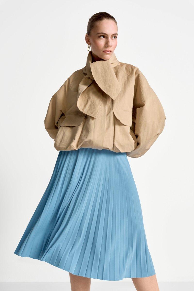 Plisseerock mit elastischem Bund-Rich & Royal