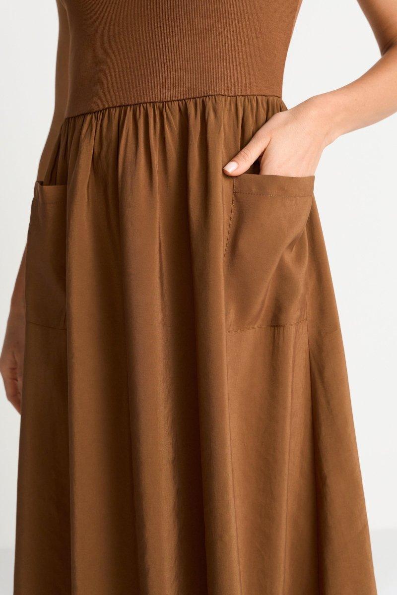 Midikleid mit Taschen-Rich & Royal