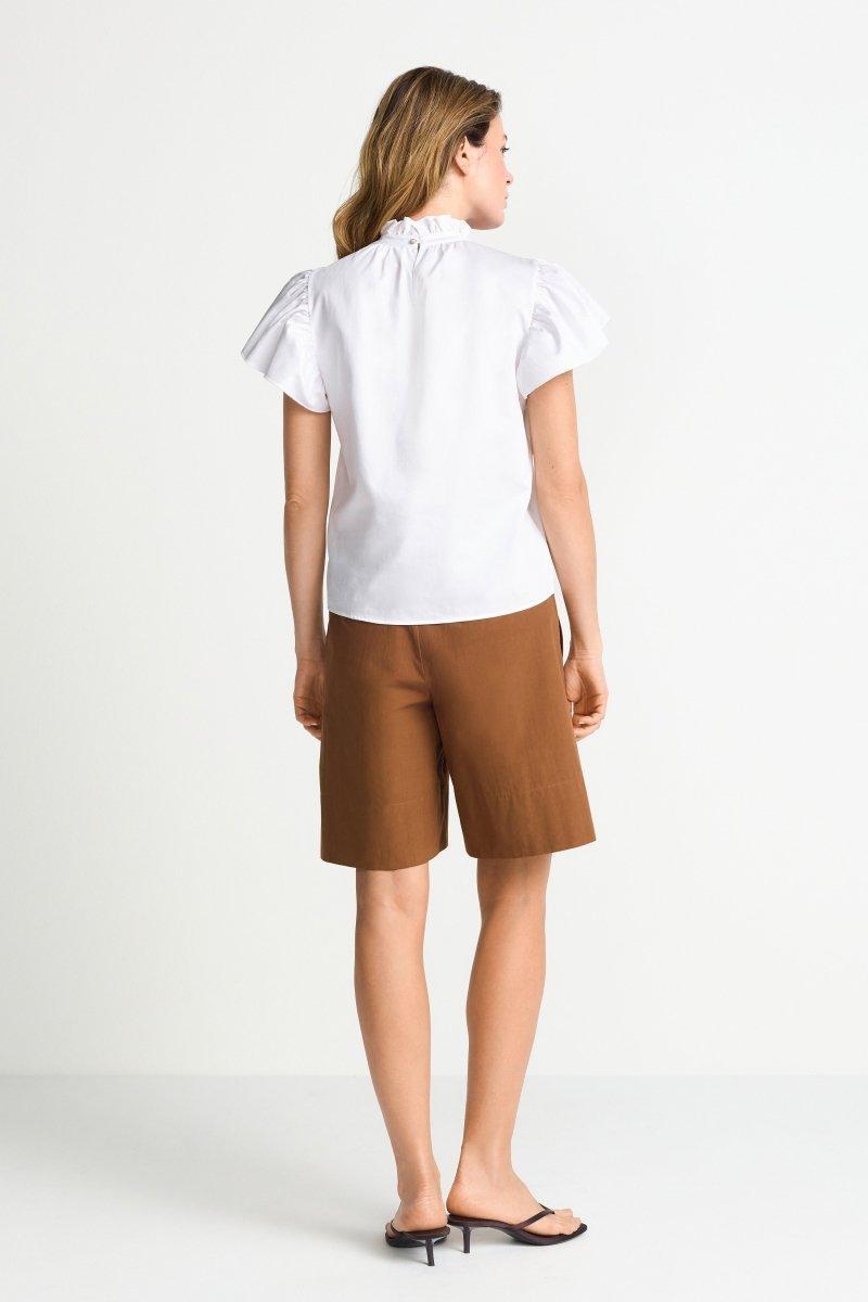Bluse mit Stehkragen-Rich & Royal