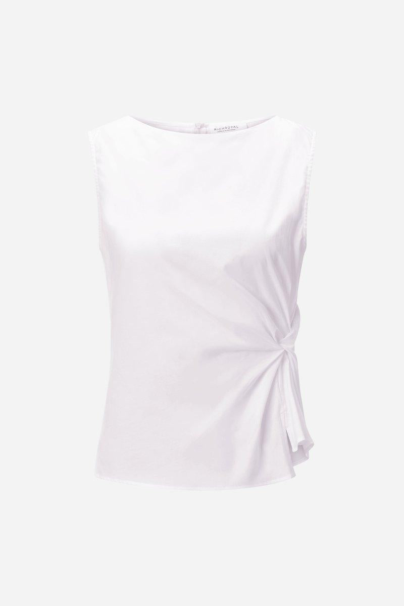 Blouse with knotted detail – Look-Rich & Royal