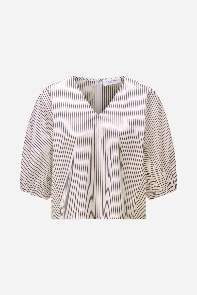 Gestreifte Crop-Bluse-Rich & Royal