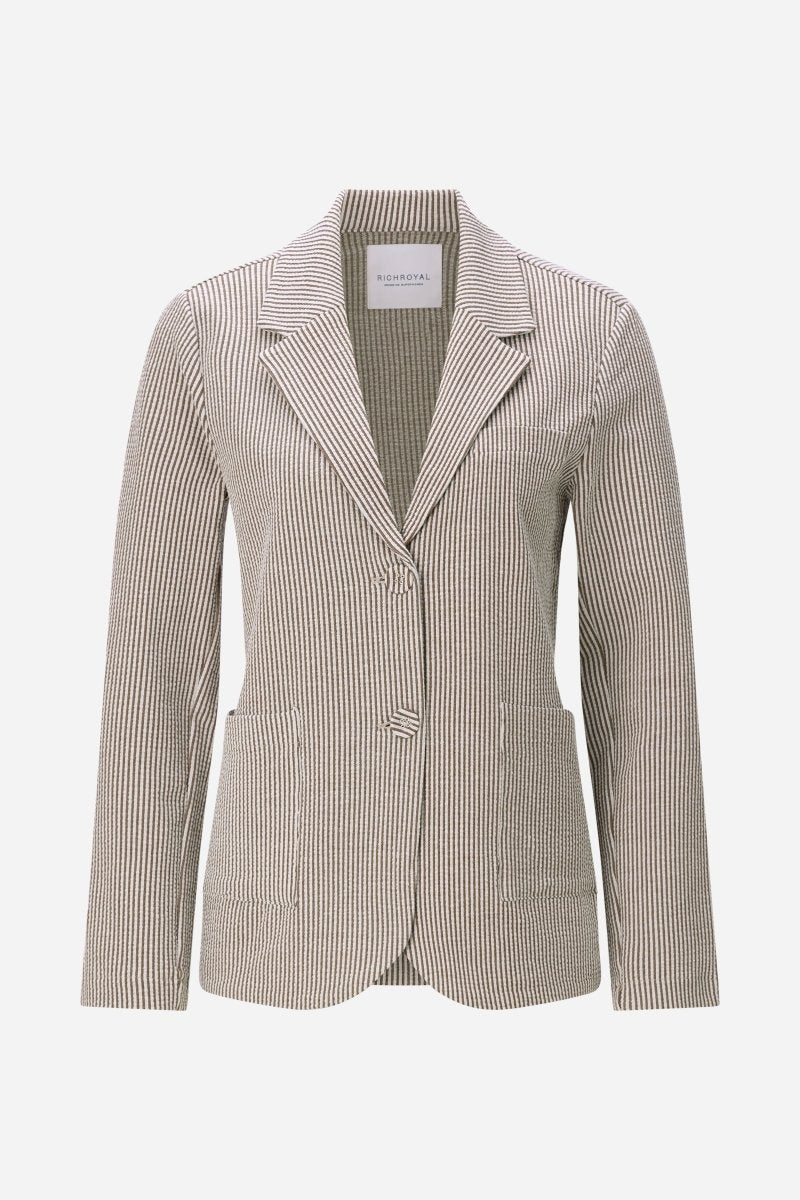 Blazer mit Nadelstreifen-Rich & Royal