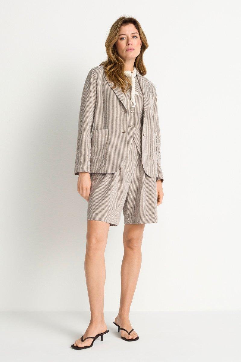 Blazer mit Nadelstreifen-Rich & Royal