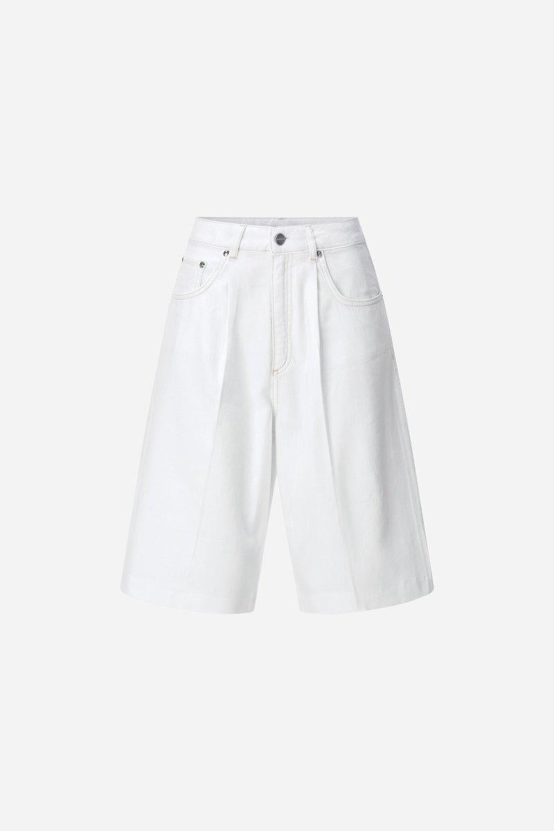Weiße Bermuda-Shorts-Rich & Royal