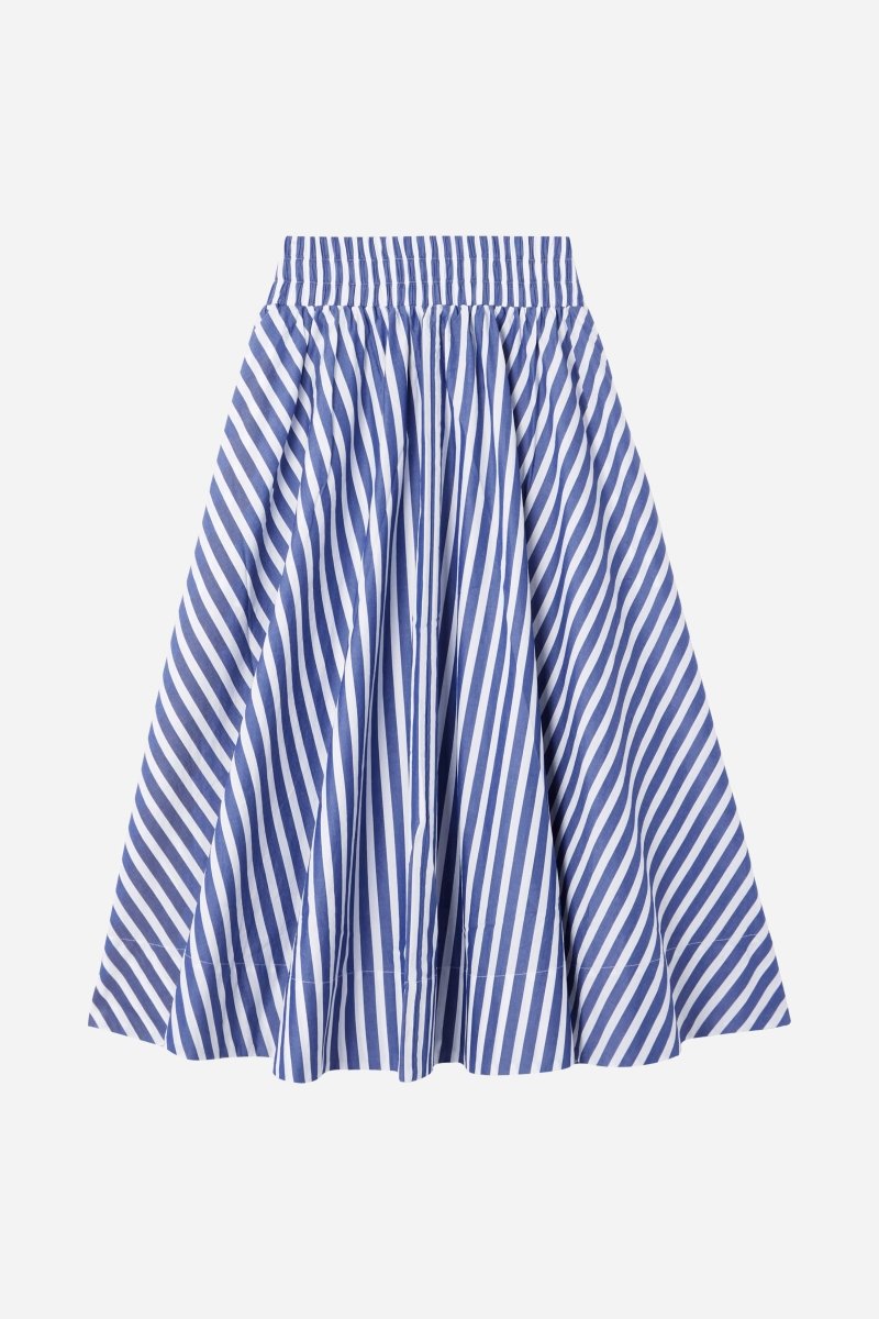 Gestreifter A-Linien-Rock-Rich & Royal