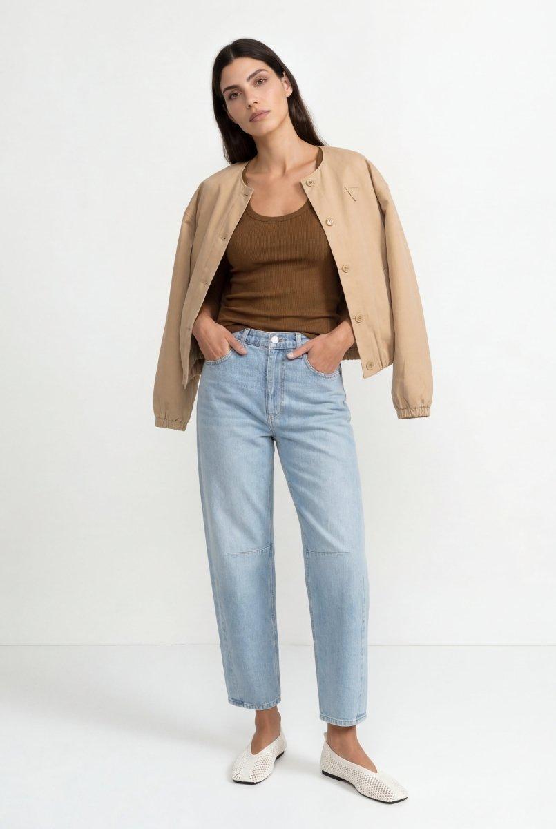 Ripp-Tanktop mit Rundhalsausschnitt-Rich & Royal