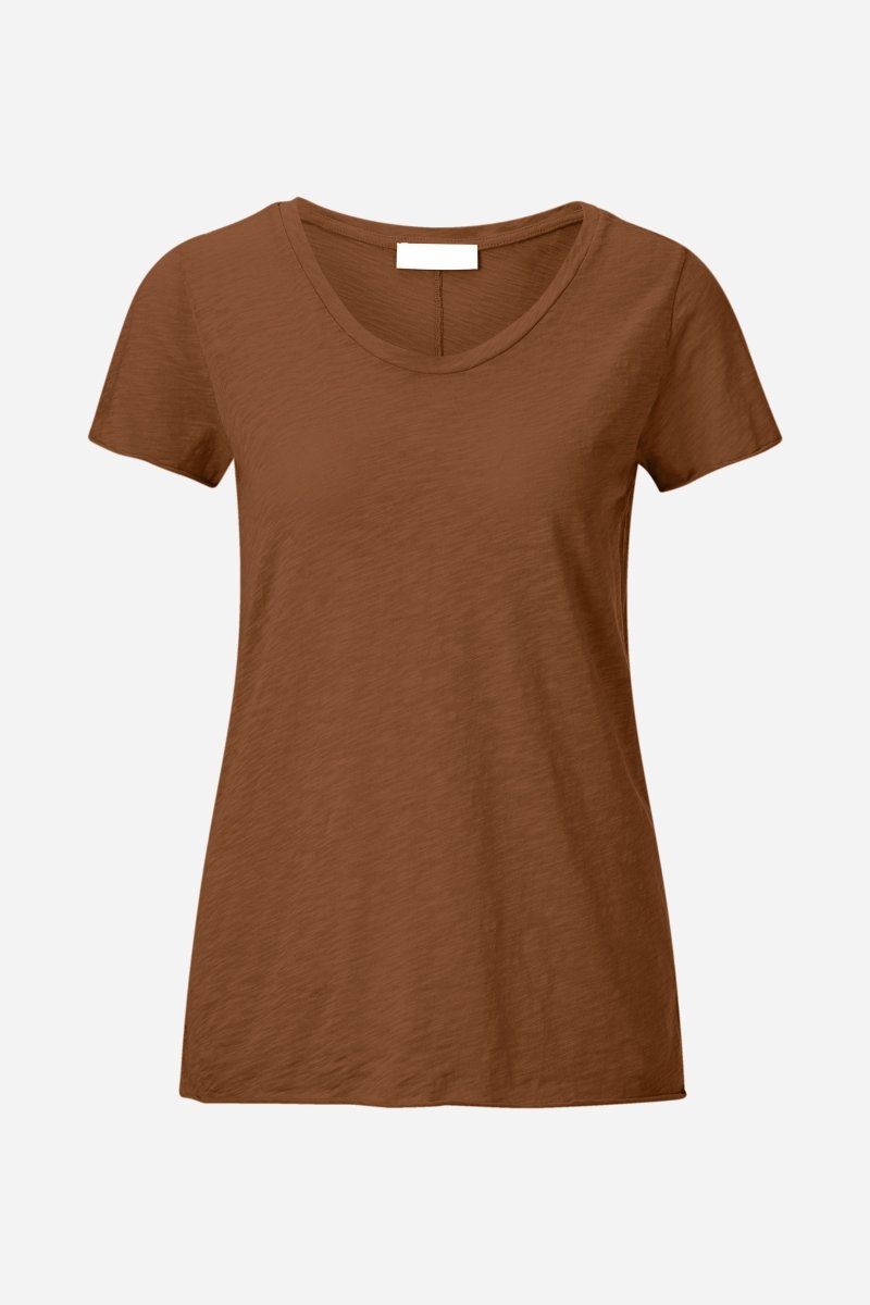 T-Shirt mit offenen Kanten-Rich & Royal