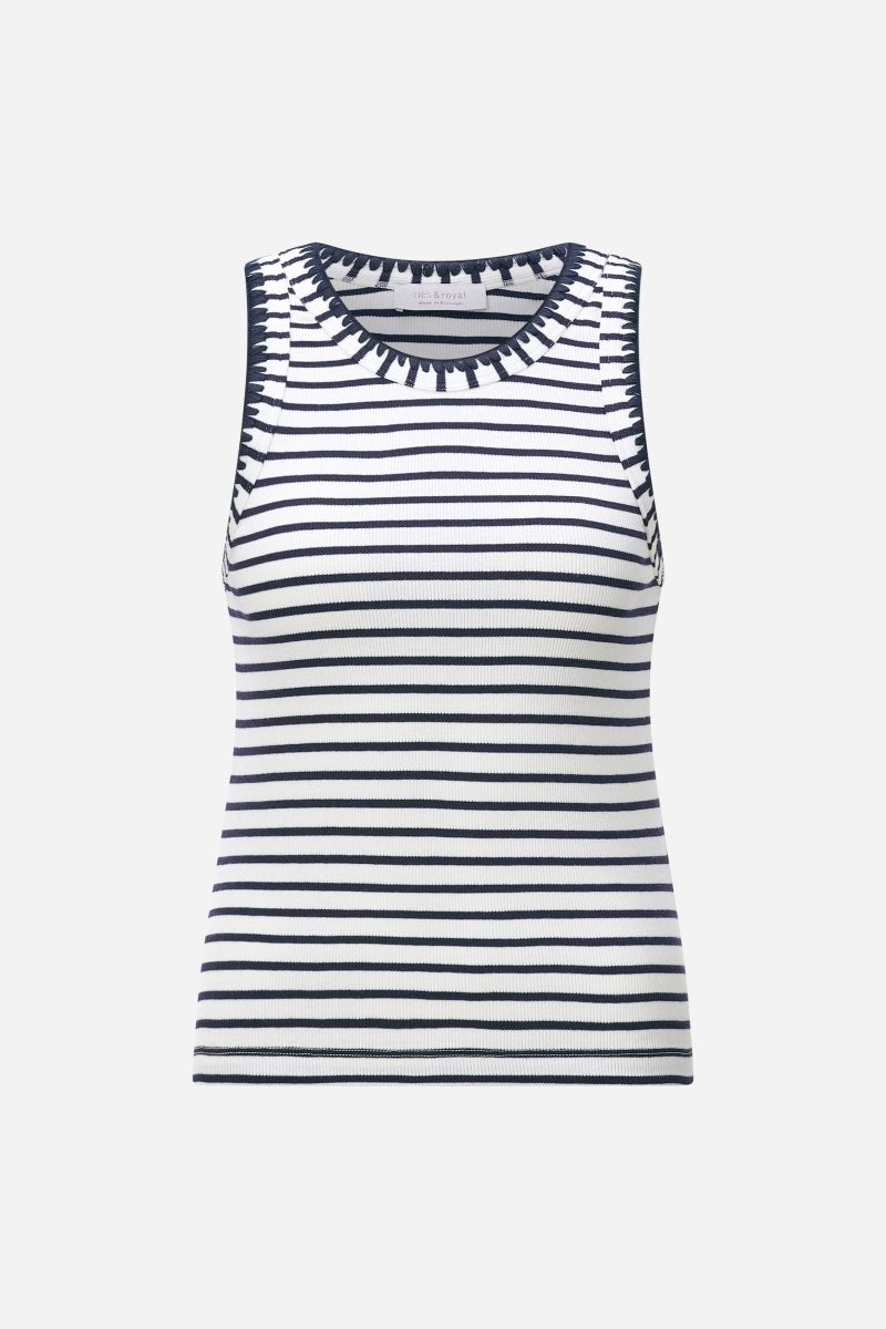 Tanktop aus Rippstrick-Rich & Royal