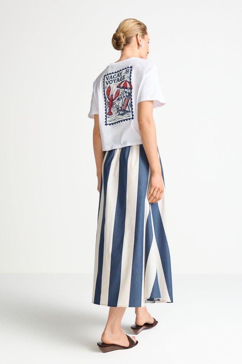 T-Shirt mit Knoten-Rich & Royal