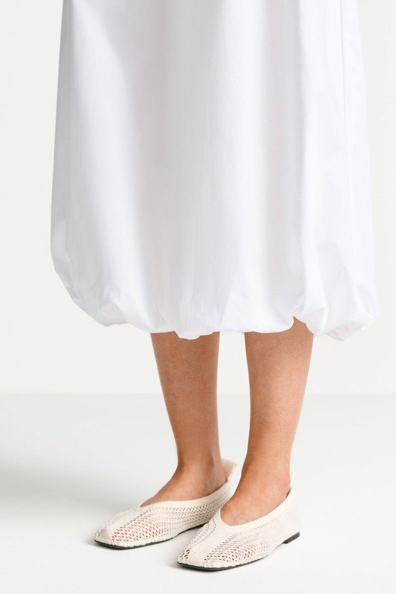 Midi Skirt with Balloon Hem | Rich & Royal