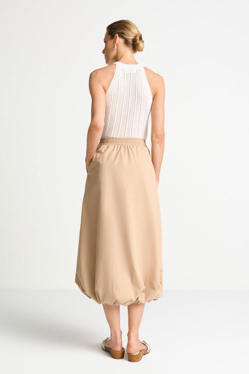 Midi Skirt with Balloon Hem | Rich & Royal