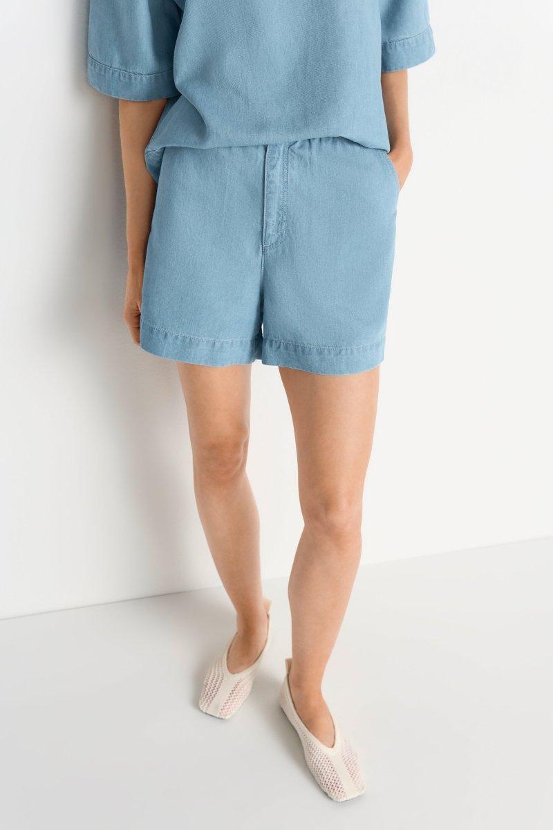 Lyocell-Shorts im Denim-Look-Rich & Royal