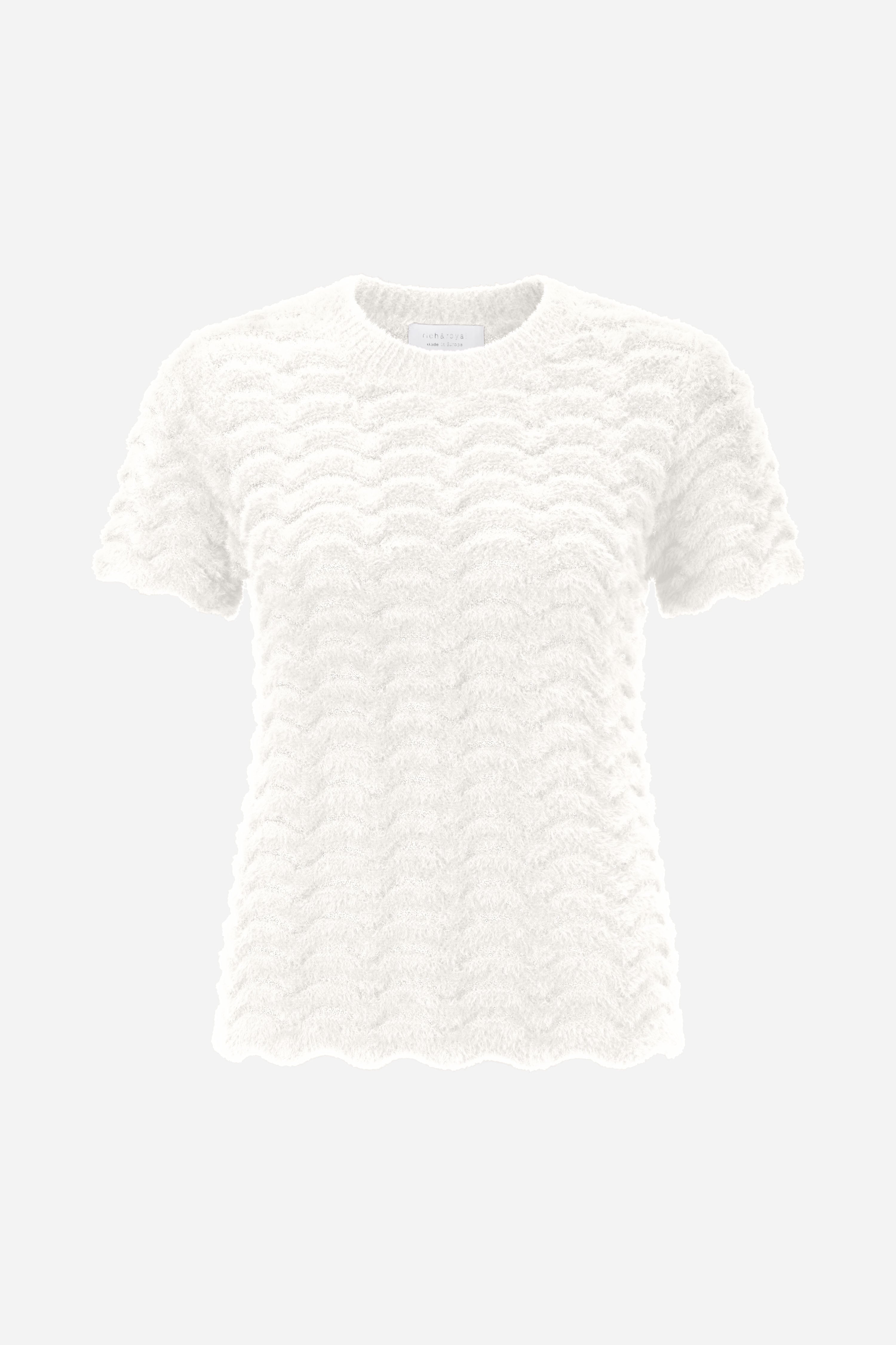 T-Shirt mit Muschelsaum-Rich & Royal