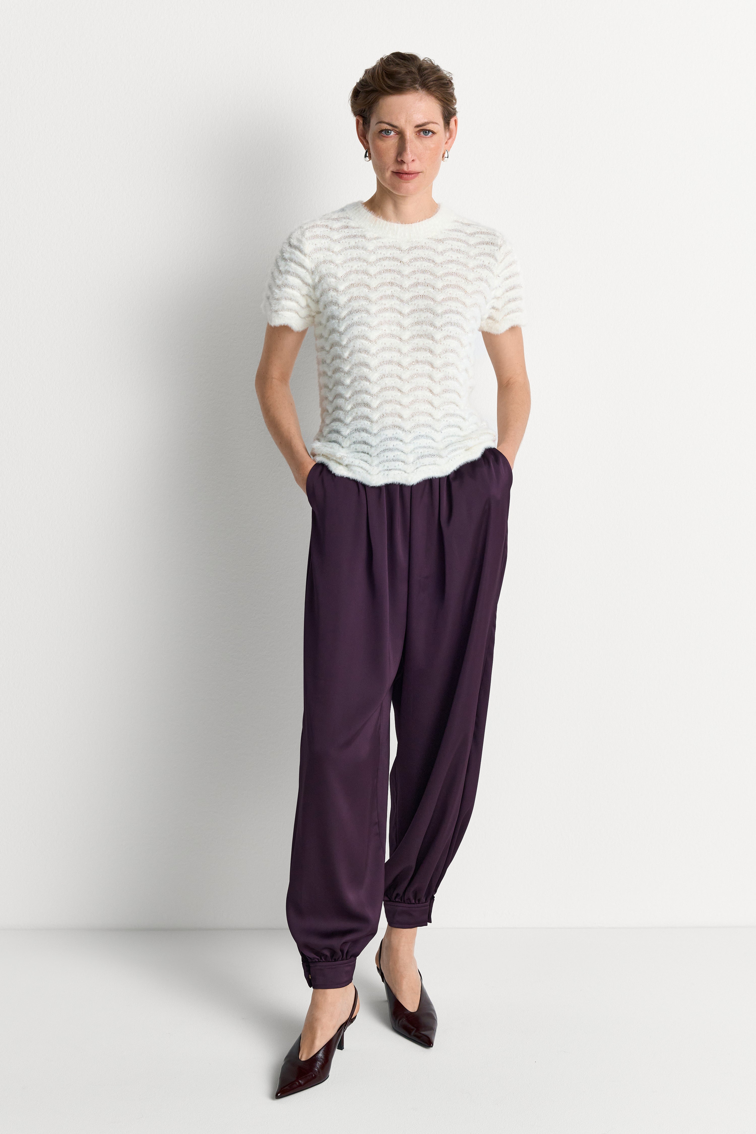 T-Shirt mit Muschelsaum-Rich & Royal