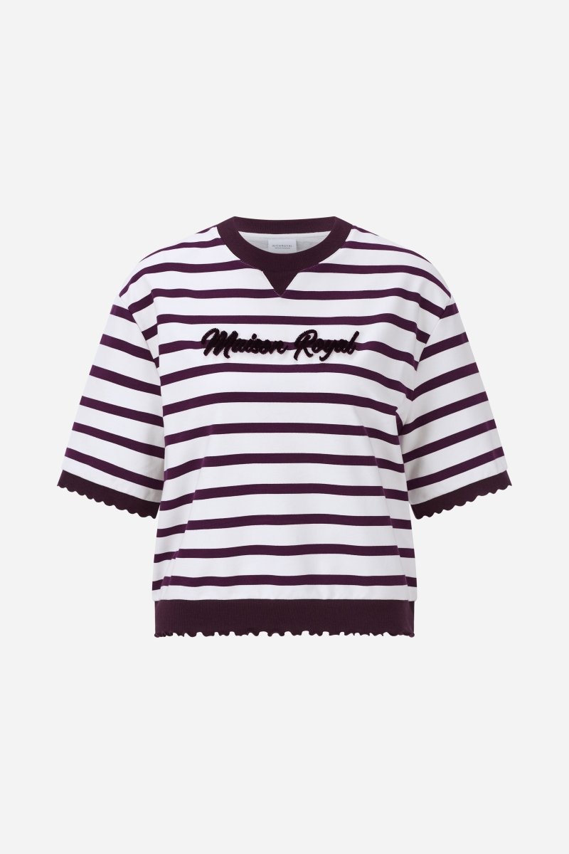 Gestreiftes Kurzarmshirt-Rich & Royal