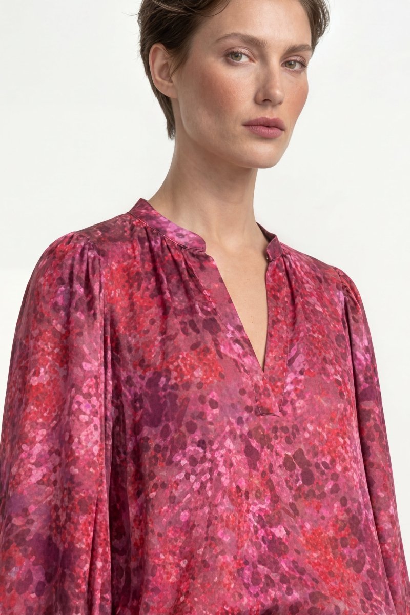 Bluse mit Ballonärmeln-Rich & Royal