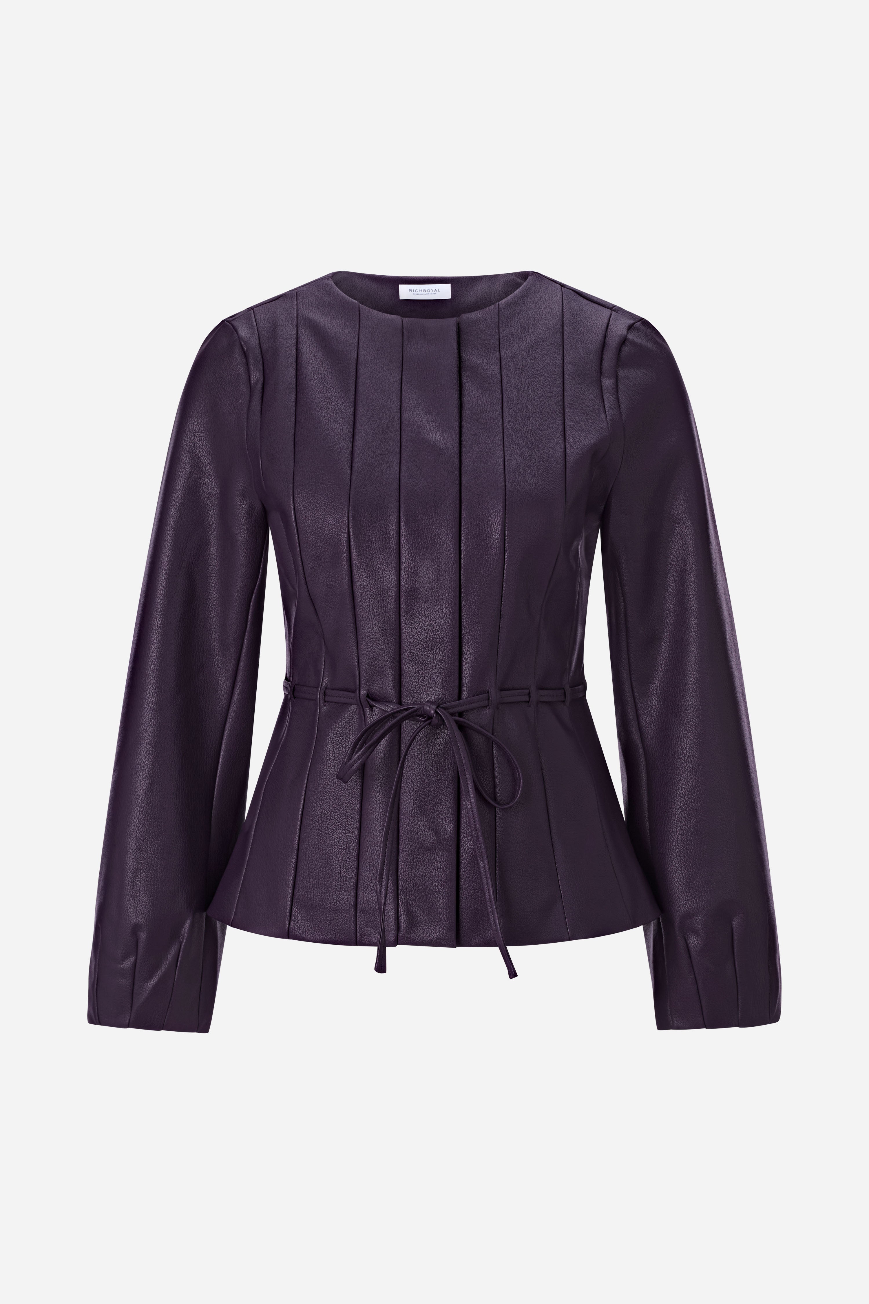 Taillierte Jacke in Lederoptik-Rich & Royal