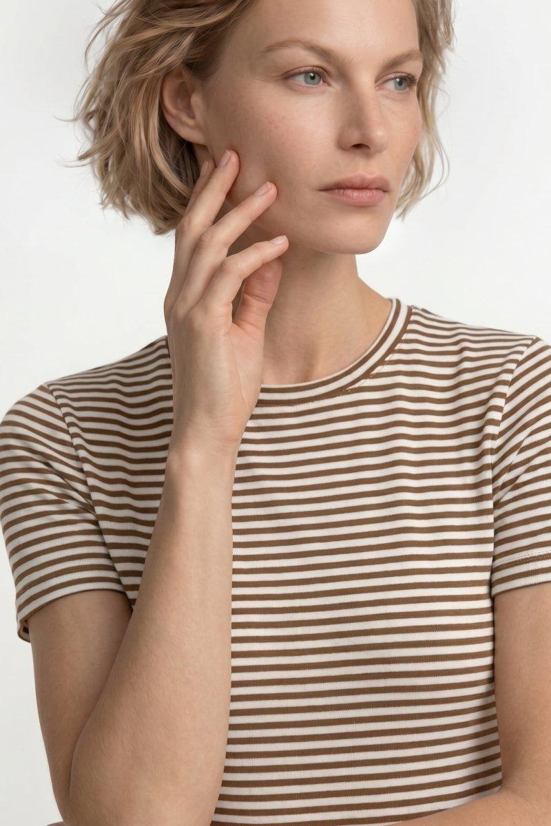 Ringelshirt mit Glanzgarn-Rich & Royal