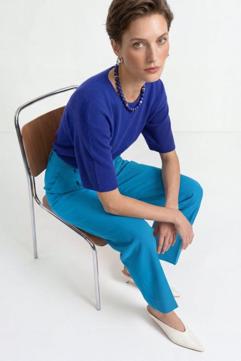 Boxy T-Shirt-Rich & Royal