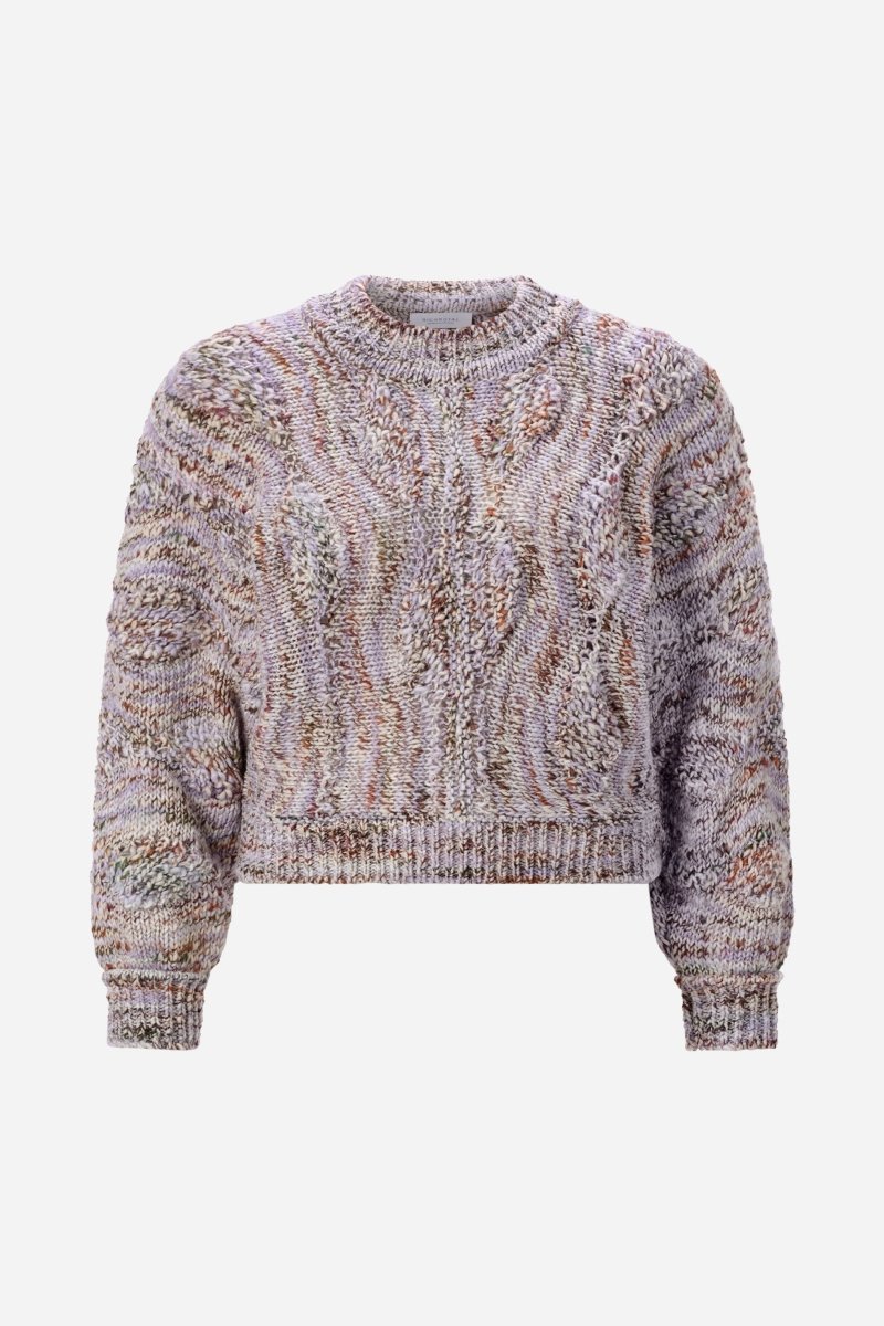 Pullover mit Zopfmuster-Rich & Royal