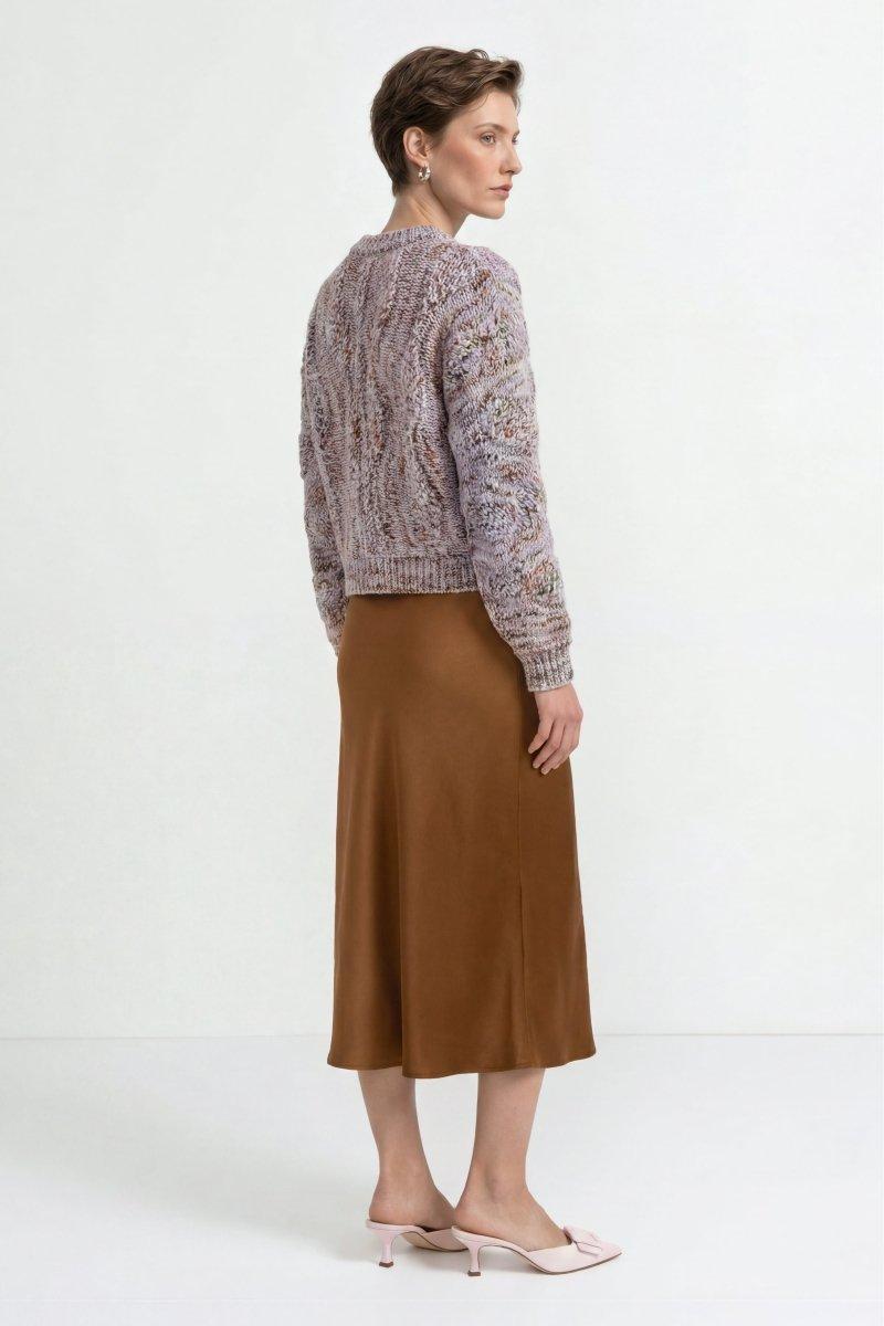 Pullover mit Zopfmuster-Rich & Royal
