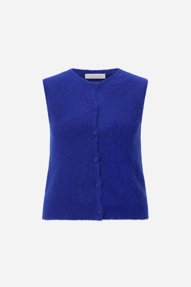 Strickweste mit Knöpfen-Rich & Royal
