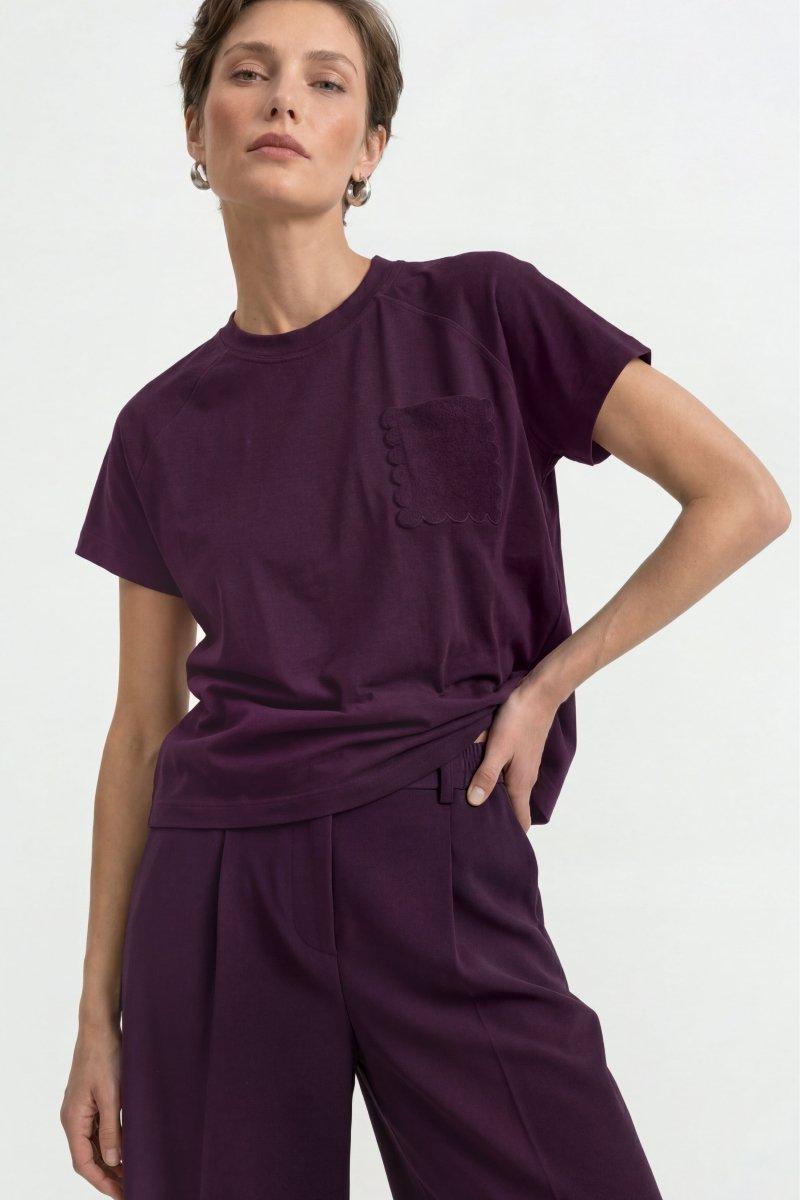 Blusenshirt mit Raglanärmeln-Rich & Royal