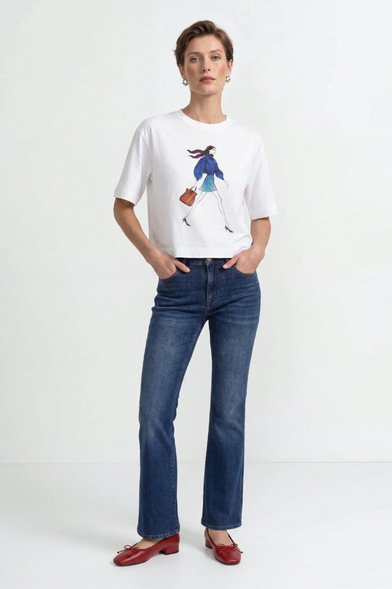 Print T-Shirt-Rich & Royal