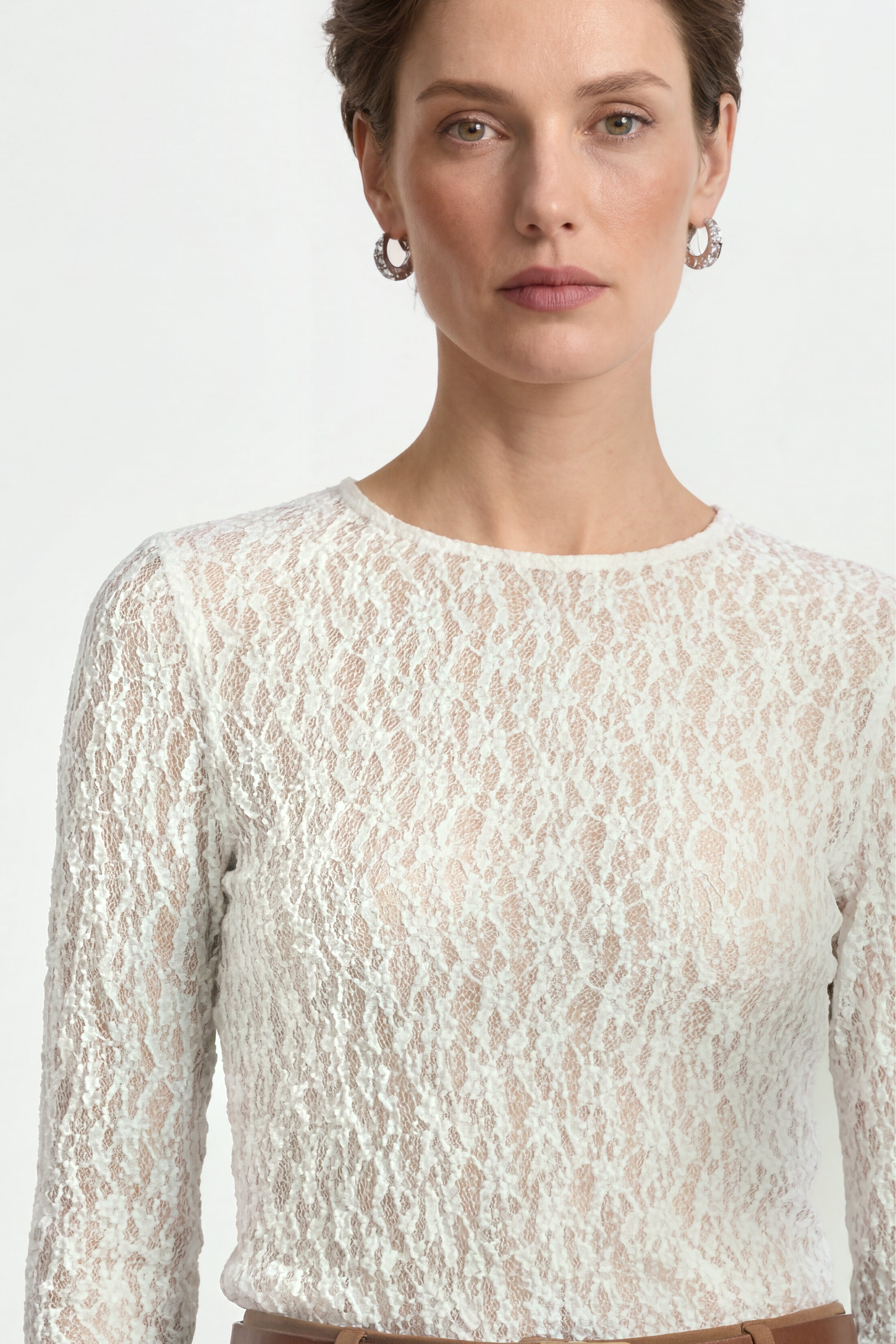 Spitzen-Langarmshirt-Rich & Royal