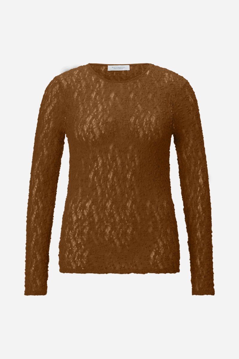 Spitzen-Langarmshirt-Rich & Royal