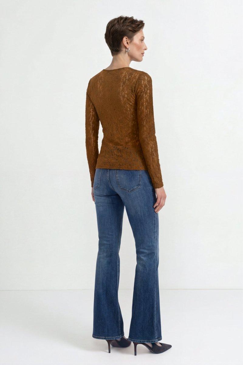 Spitzen-Langarmshirt-Rich & Royal
