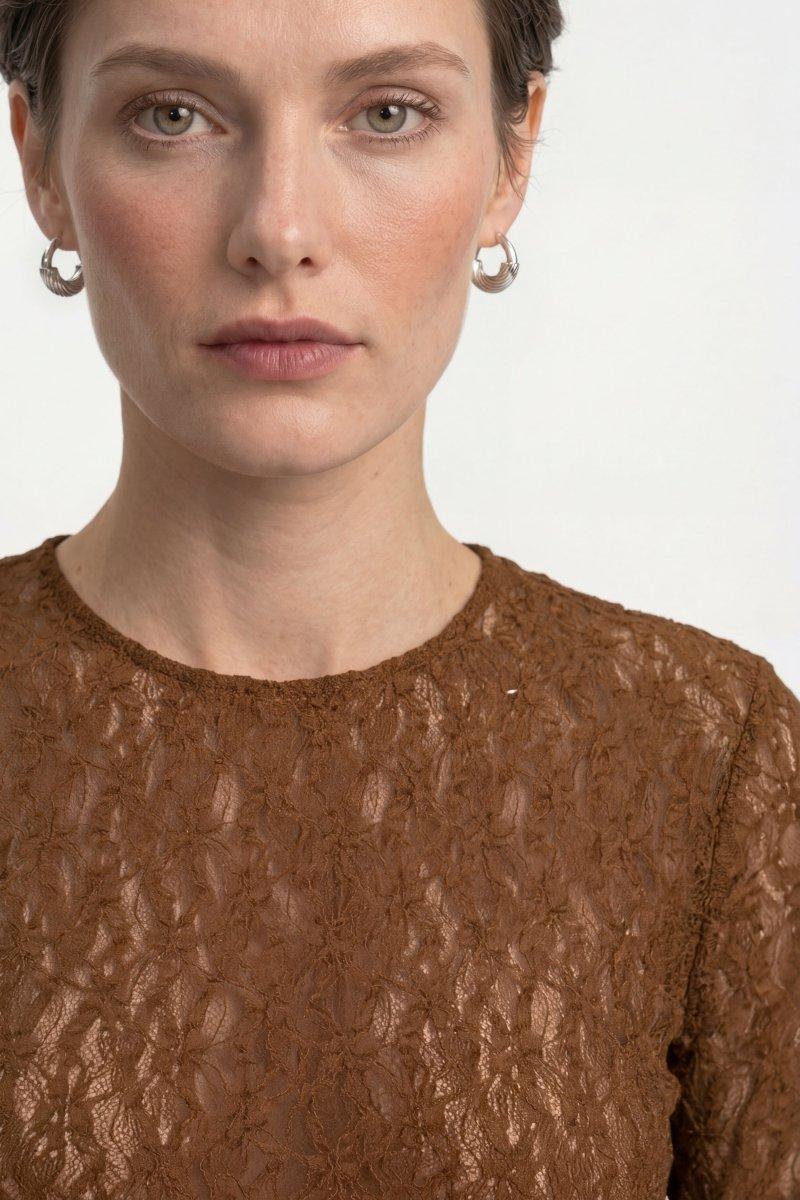 Spitzen-Langarmshirt-Rich & Royal