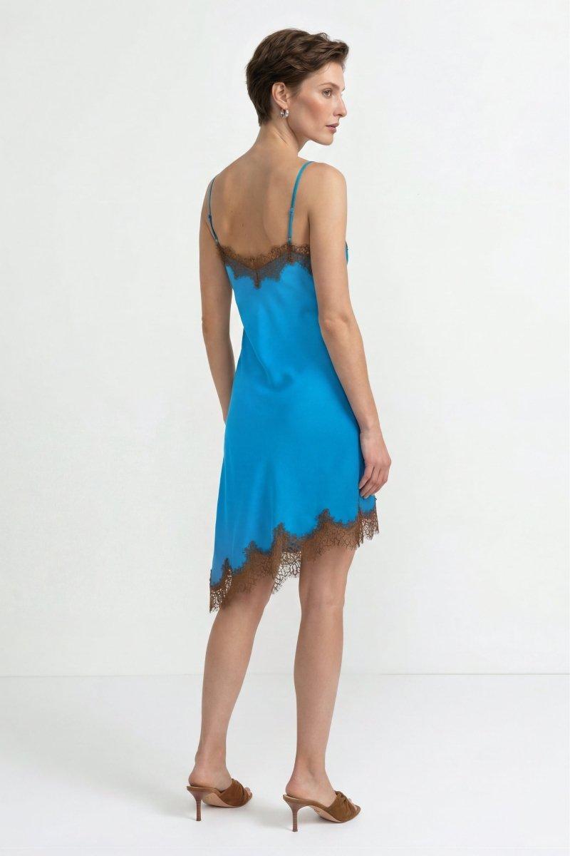 Slipdress mit Spitze-Rich & Royal