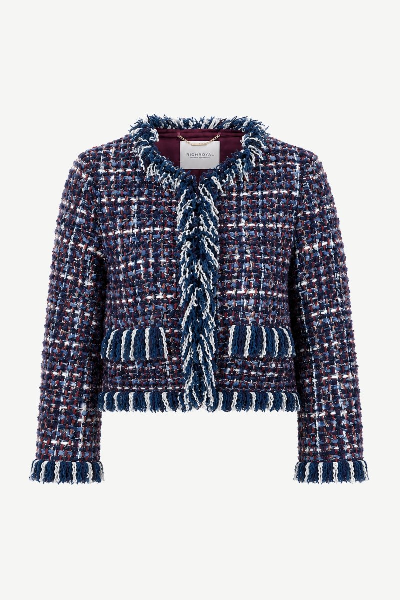 Bouclé Jacke-Rich & Royal