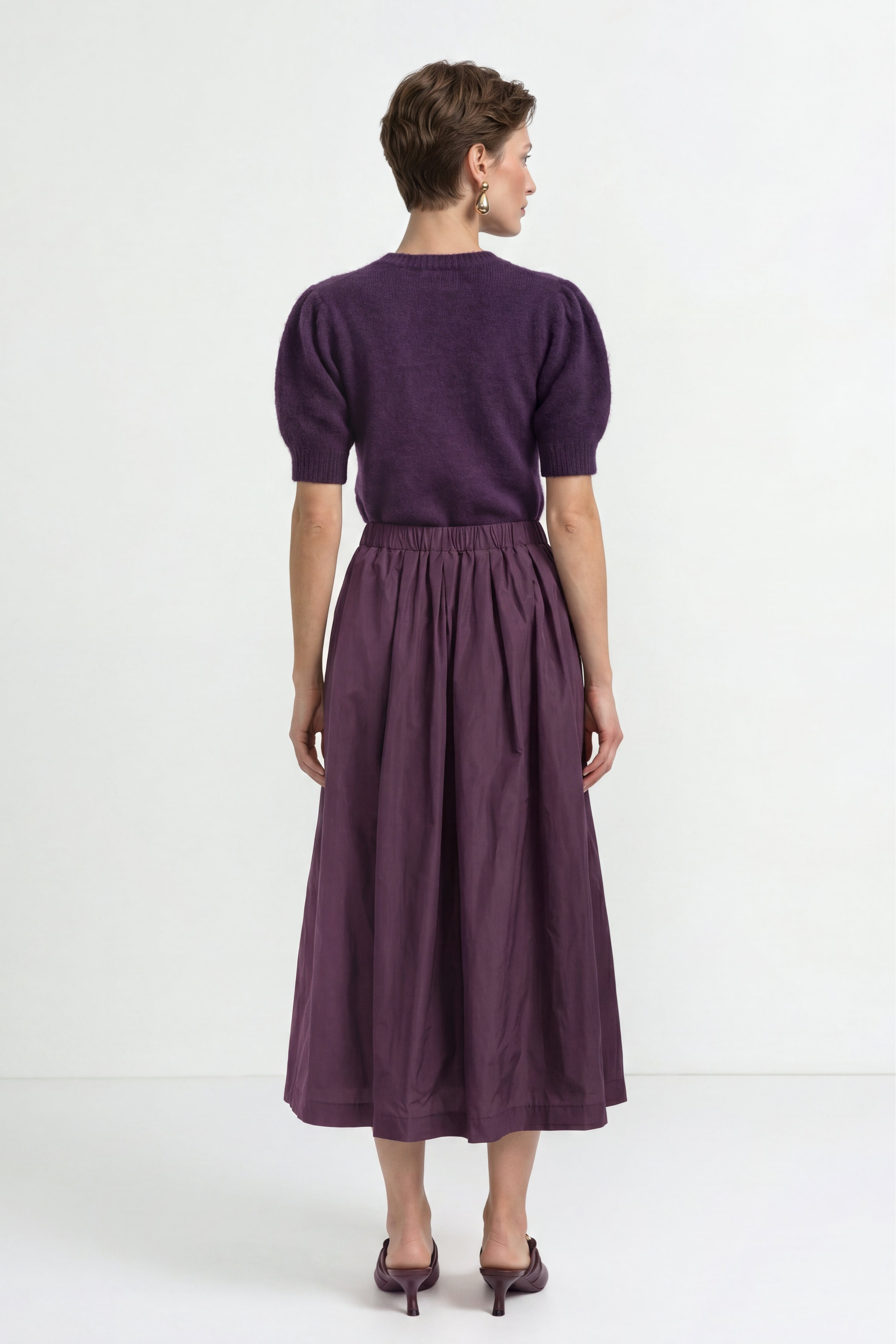 Kurzarm-Pullover mit Puffärmeln-Rich & Royal