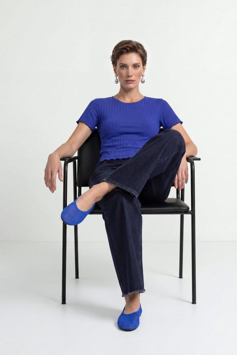Figurbetontes Rippshirt-Rich & Royal