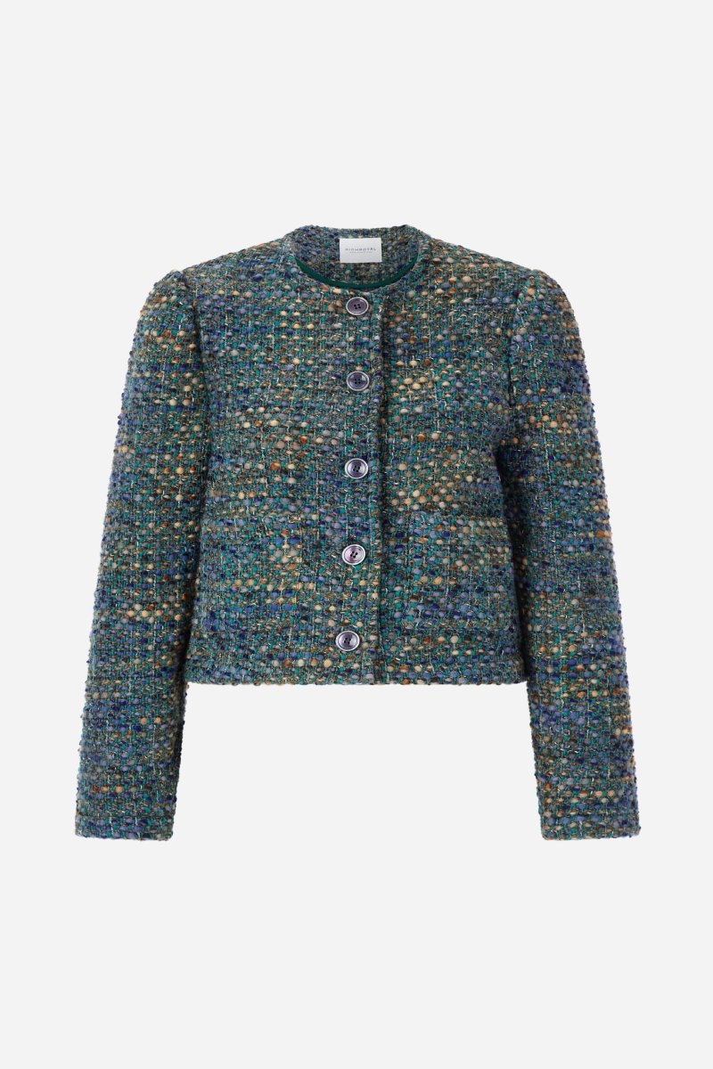 Woll-Blazer in Bouclé-Optik-Rich & Royal