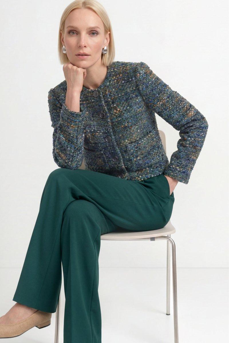 Woll-Blazer in Bouclé-Optik-Rich & Royal