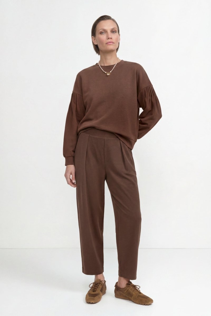 Bundfaltenhose in Barrel-Fit-Rich & Royal