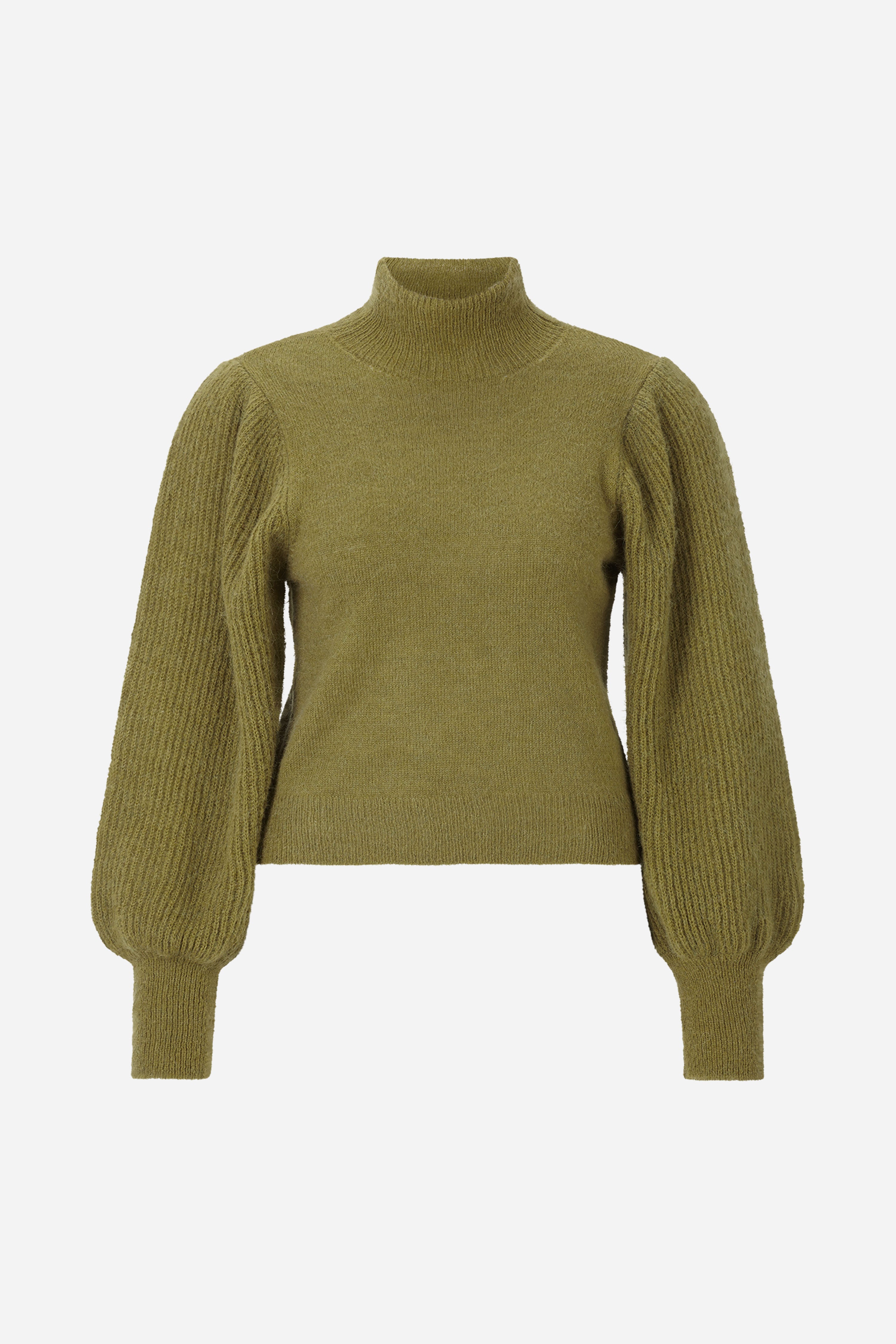 Strickpullover mit Puffärmeln-Rich & Royal