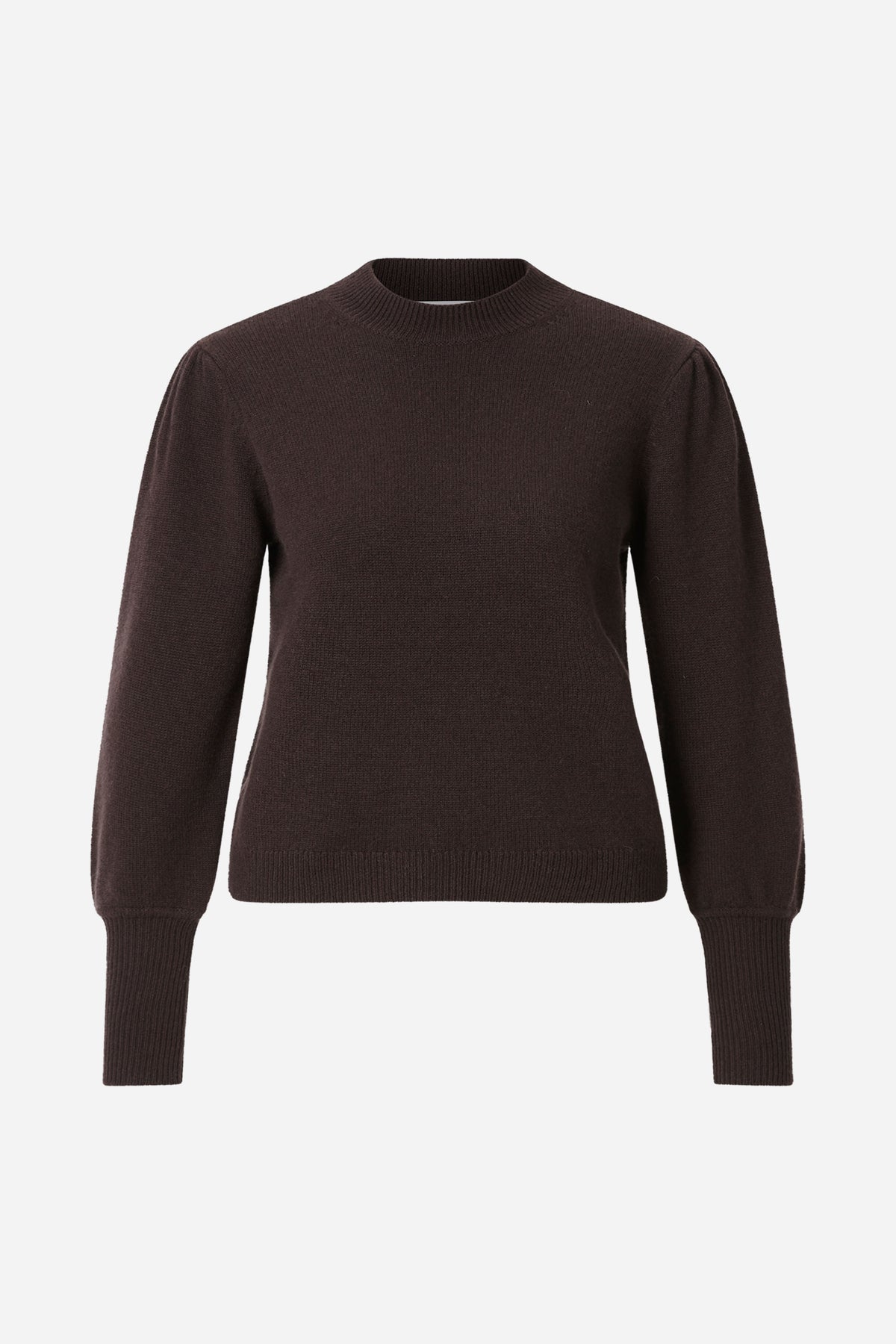 Kaschmirpullover mit Puffärmeln-Rich & Royal