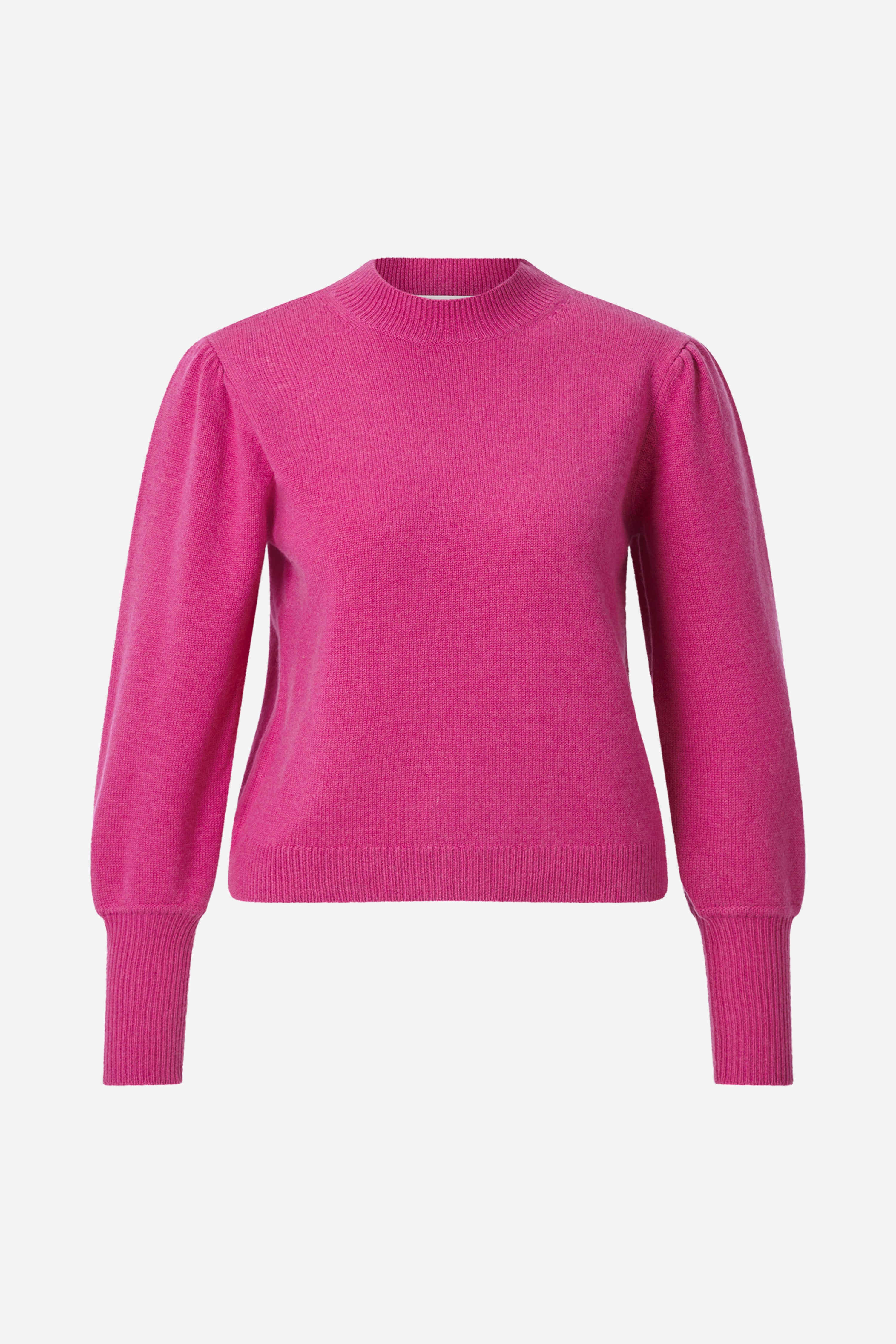 Kaschmirpullover mit Puffärmeln-Rich & Royal