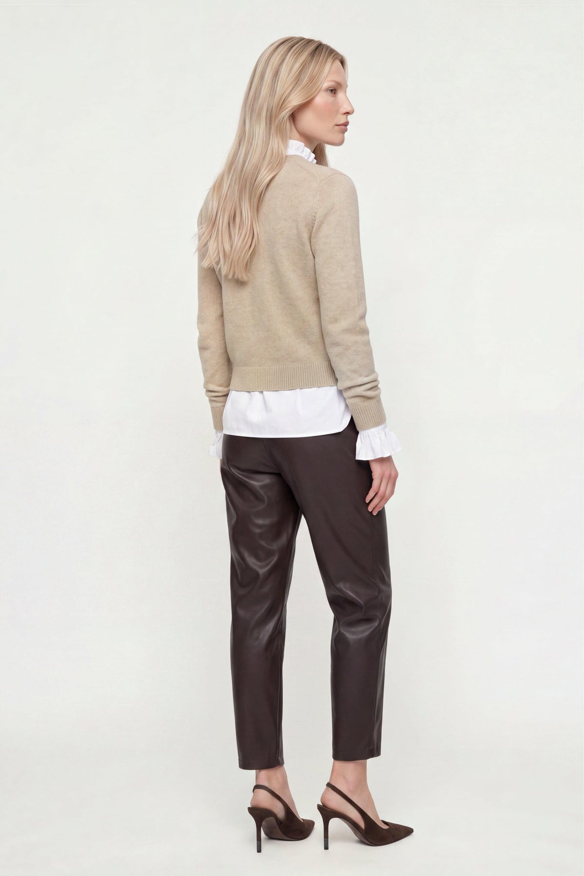 Cropped Cardigan aus Merino-Mix-Rich & Royal