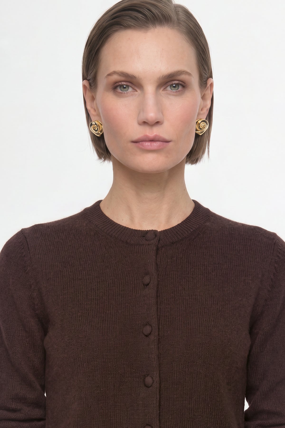 Cropped Cardigan aus Merino-Mix-Rich & Royal